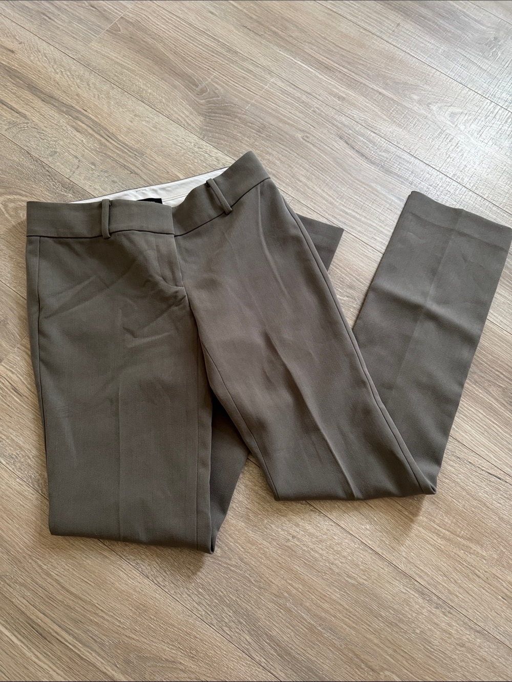 Ann Taylor Gray Tailored Dress Pants